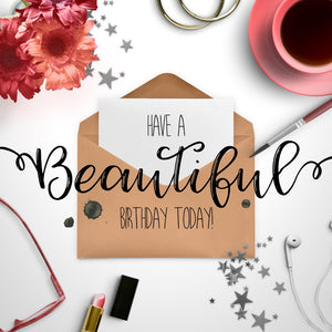 Pink Boutique Birthday Card